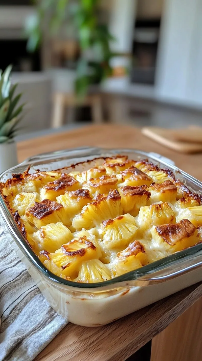 Pineapple Casserole Recipe: Sweet and Savory Delight