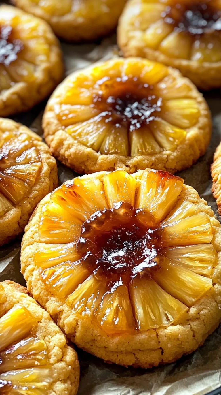 Pineapple Upside Down Delight Cookies Recipe