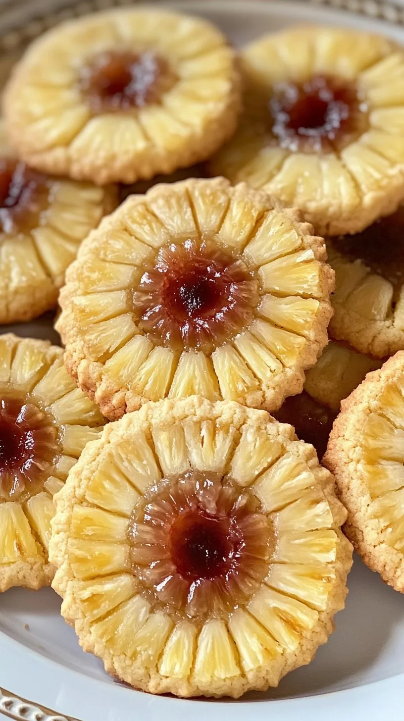 Pineapple Upside Down Delight Cookies Recipe