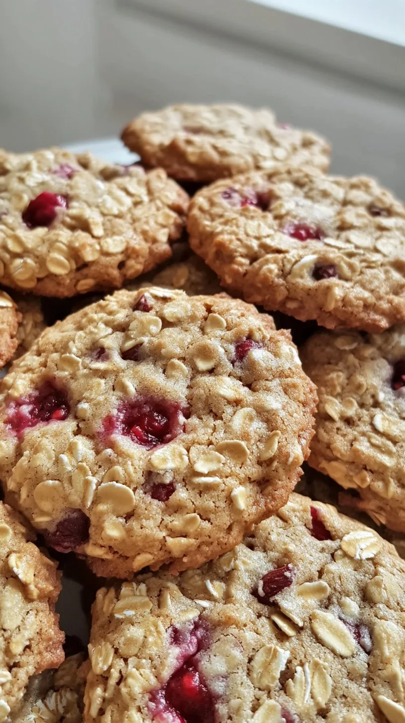 Raspberry Almond Oat Breakfast Cookies Recipe