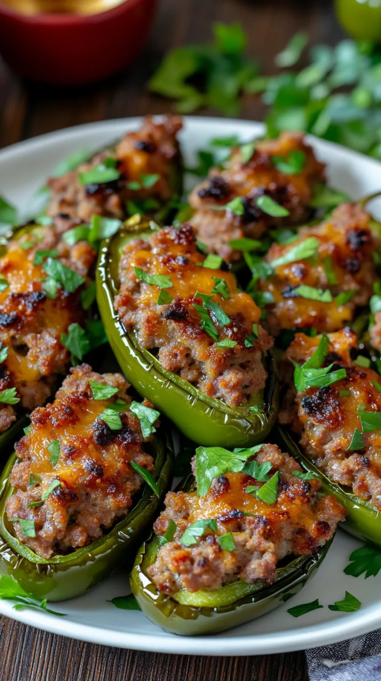 Sausage Stuffed Jalapenos: A Spicy Delight
