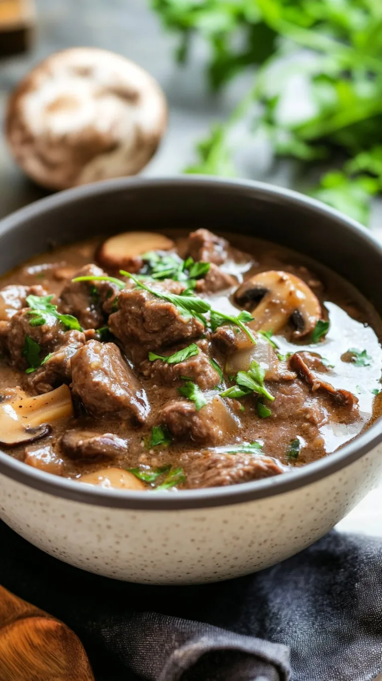 Savory Beef Mushroom Stew Recipe for Cozy Dinners