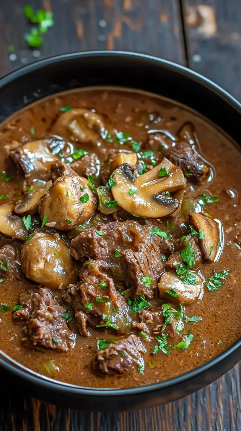 Savory Beef Mushroom Stew Recipe for Cozy Dinners