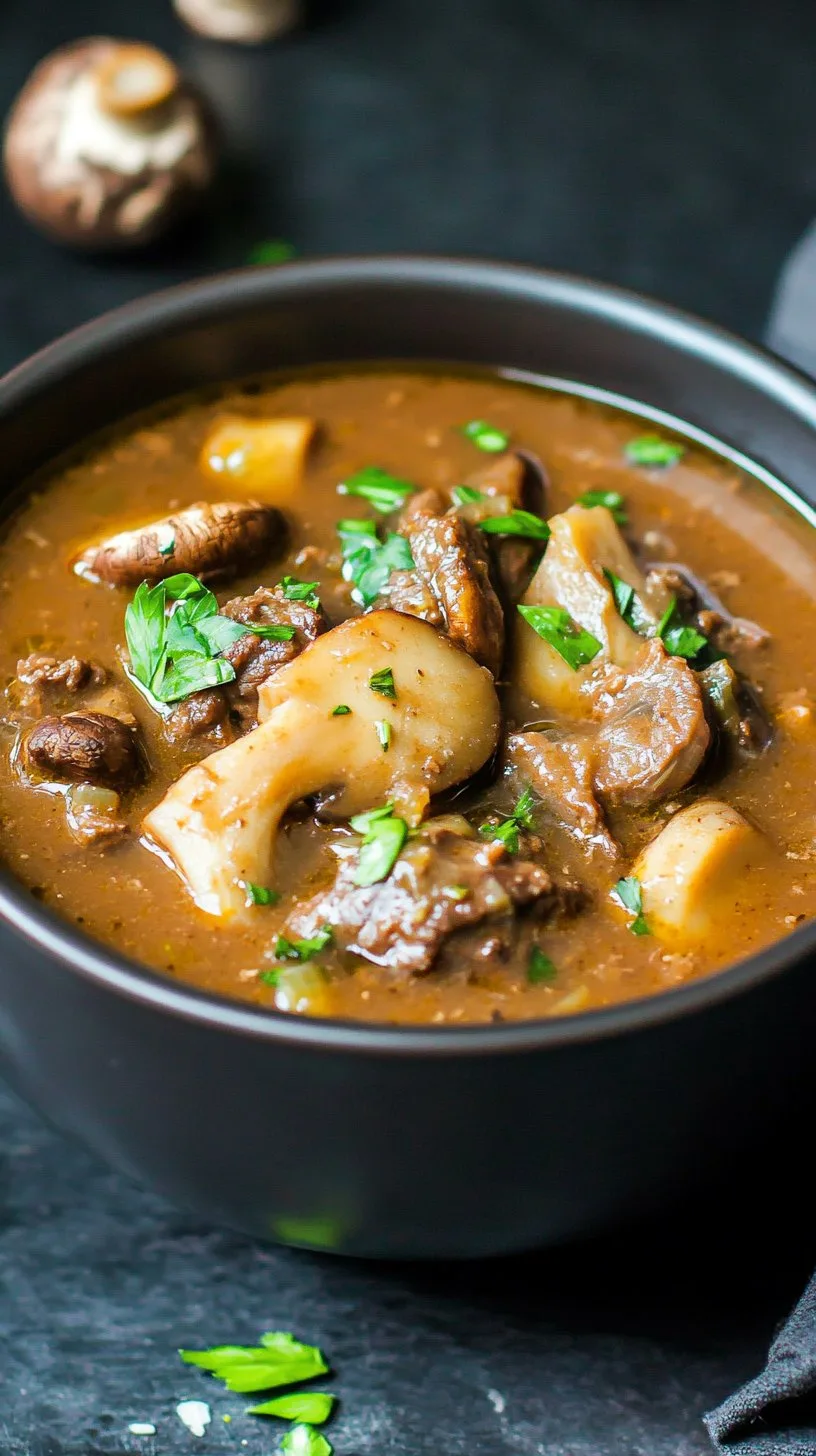 Savory Beef Mushroom Stew Recipe for Cozy Dinners