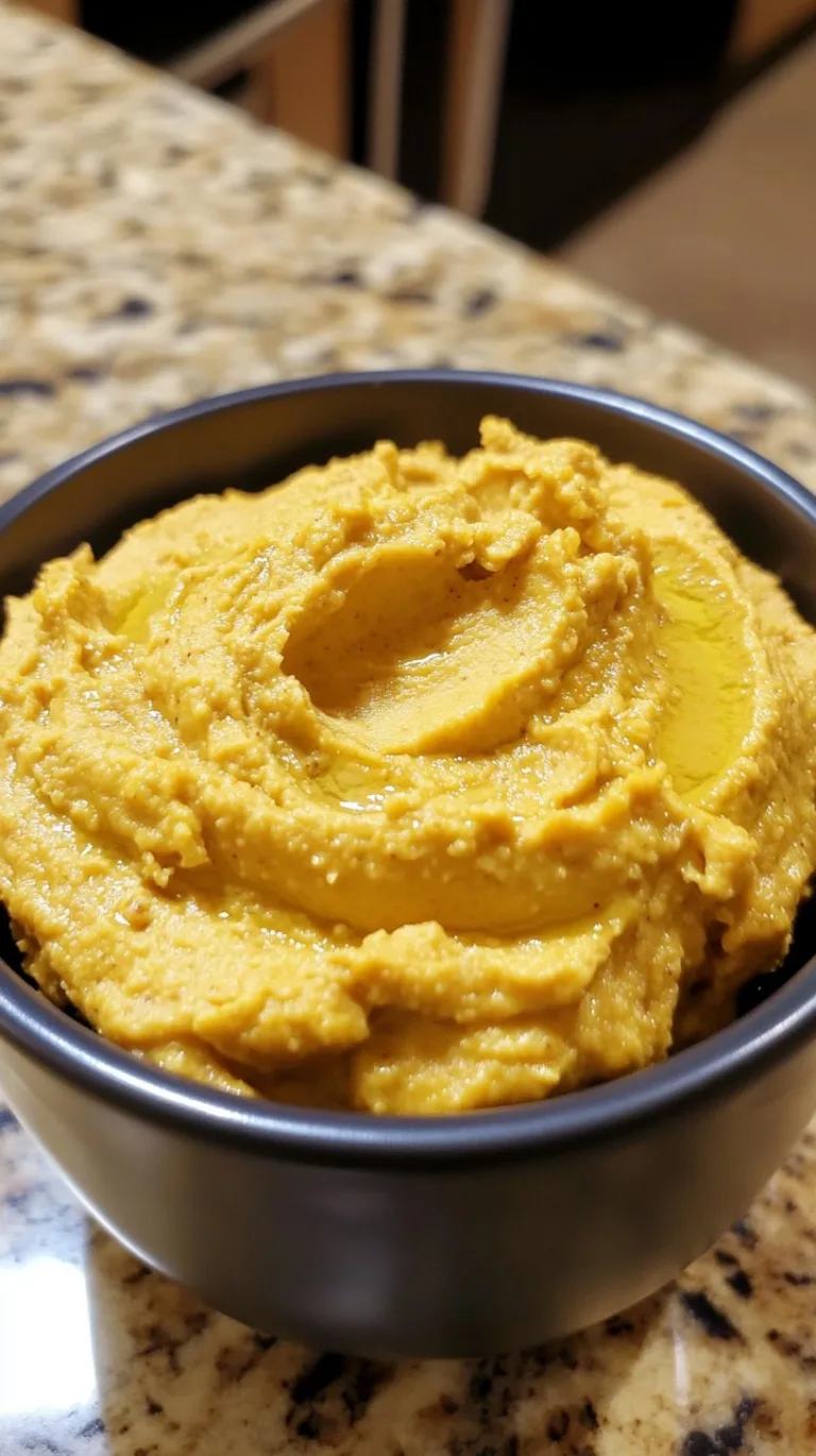 Savory Pumpkin Hummus Recipe – Delicious & Nutritious