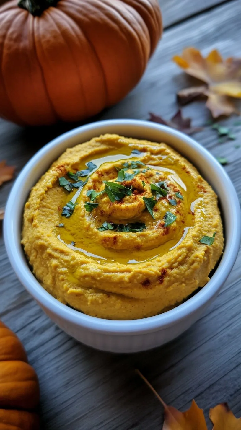 Savory Pumpkin Hummus Recipe - Delicious & Nutritious