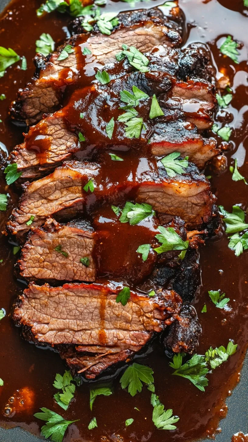 Slow Cooker Beef Brisket & BBQ Sauce Recipe