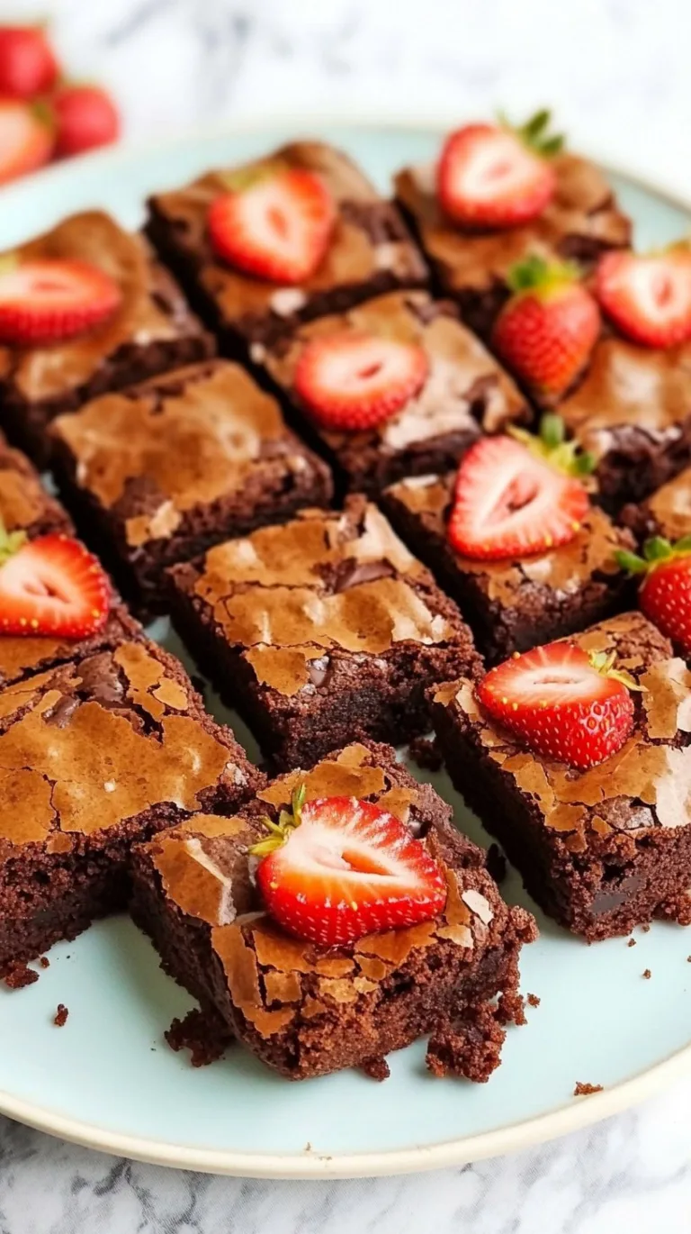 Strawberry Brownies: A Delicious Dessert Recipe