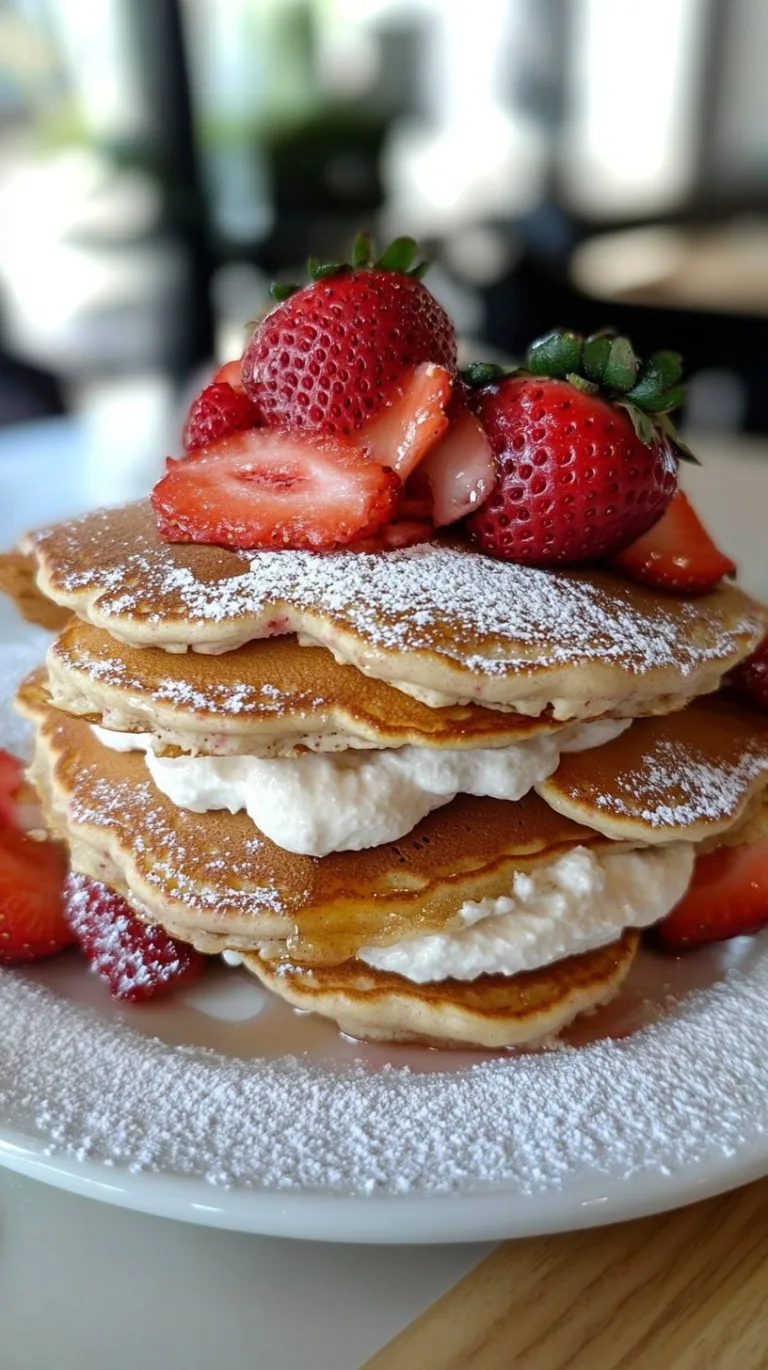 Strawberry Shortcake Pancakes: A Delightful Breakfast