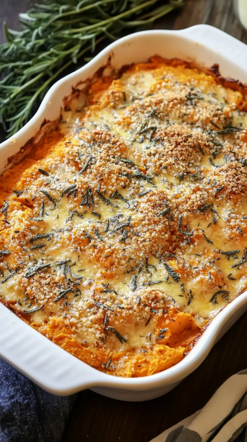 Sweet Potato Sage Butter Casserole Recipe