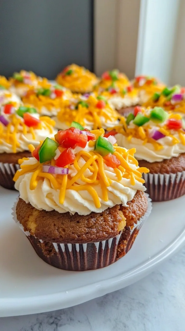 Taco Cupcakes: Delicious Miniature Mexican Bites