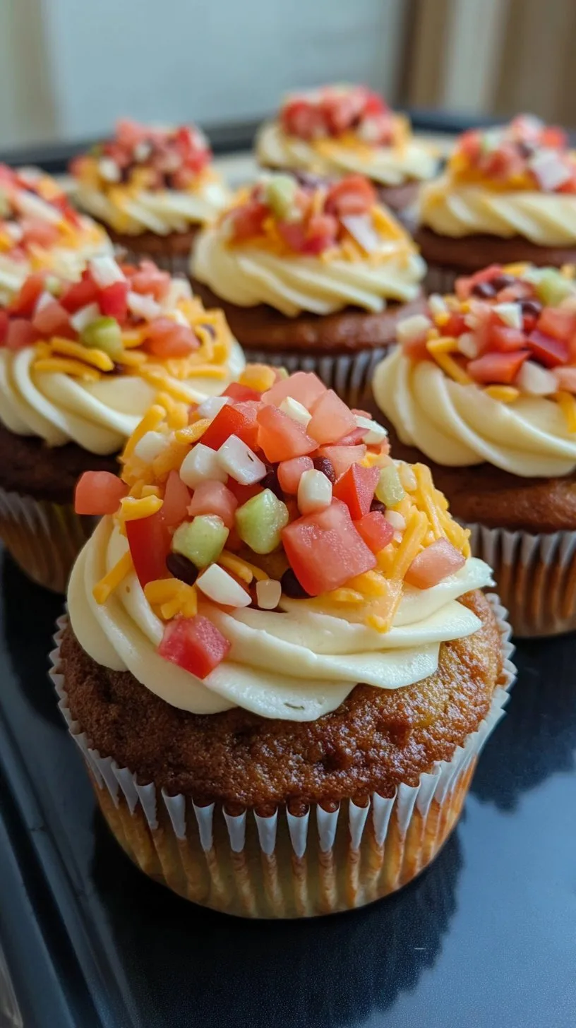 Taco Cupcakes: Delicious Miniature Mexican Bites