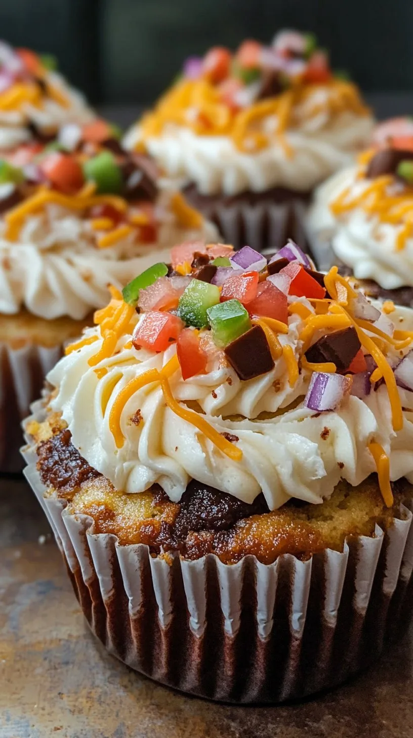 Taco Cupcakes: Delicious Miniature Mexican Bites