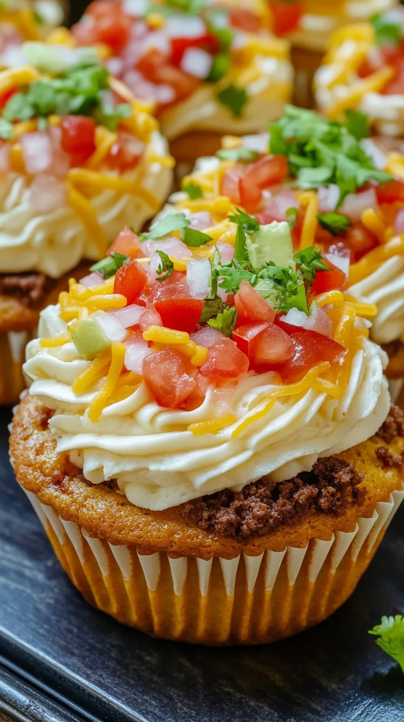 Taco Cupcakes: Delicious Miniature Mexican Bites