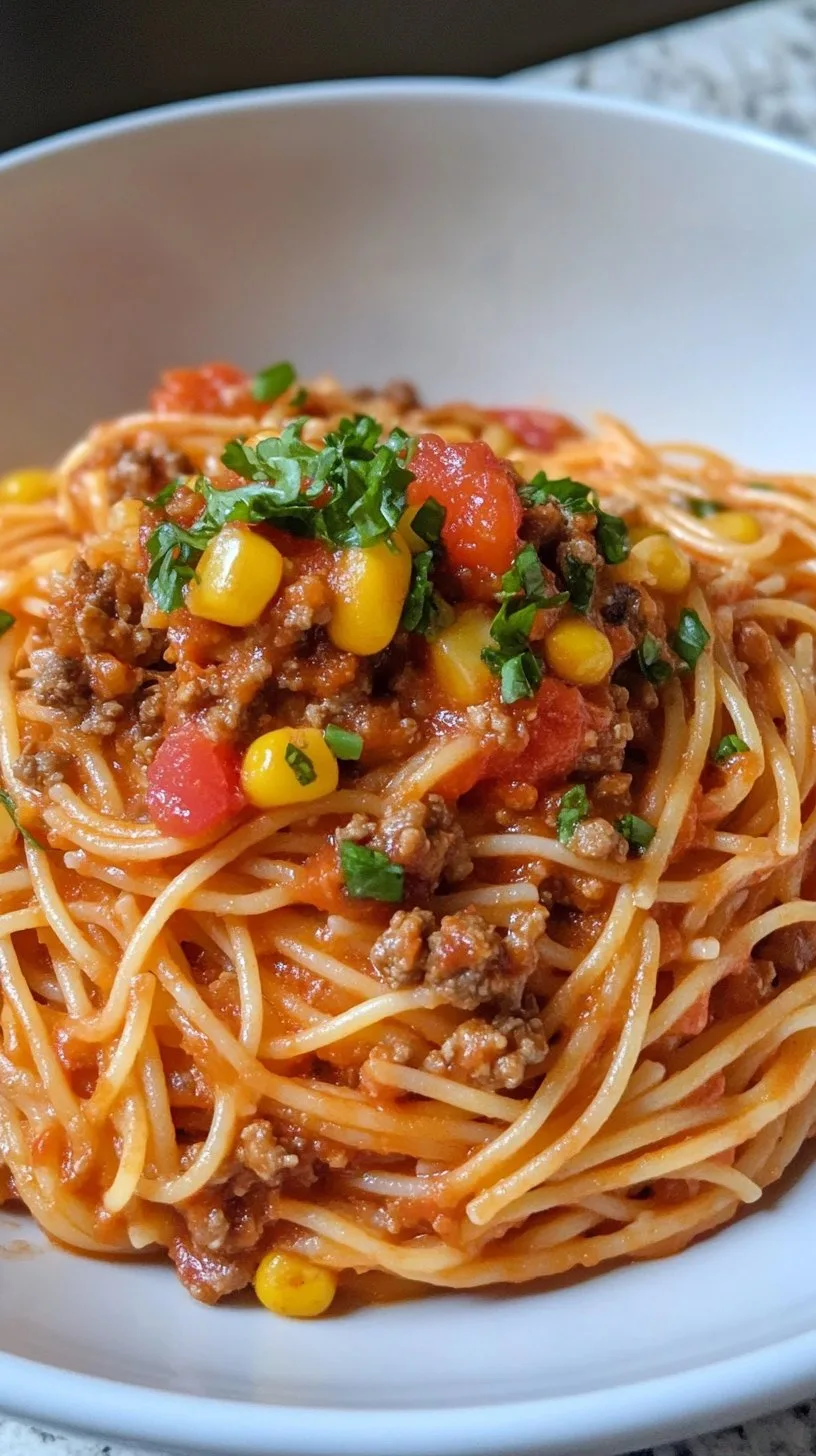 Taco Spaghetti Recipe: A Flavorful Fusion Dish