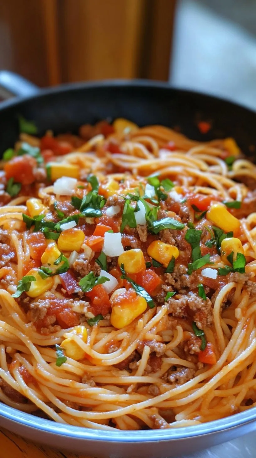 Taco Spaghetti Recipe: A Flavorful Fusion Dish