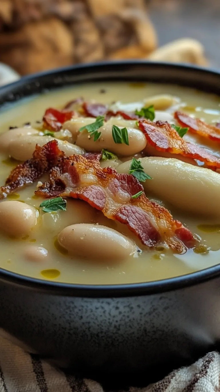 White Bean Soup with Bacon Recipe: A Hearty Delight