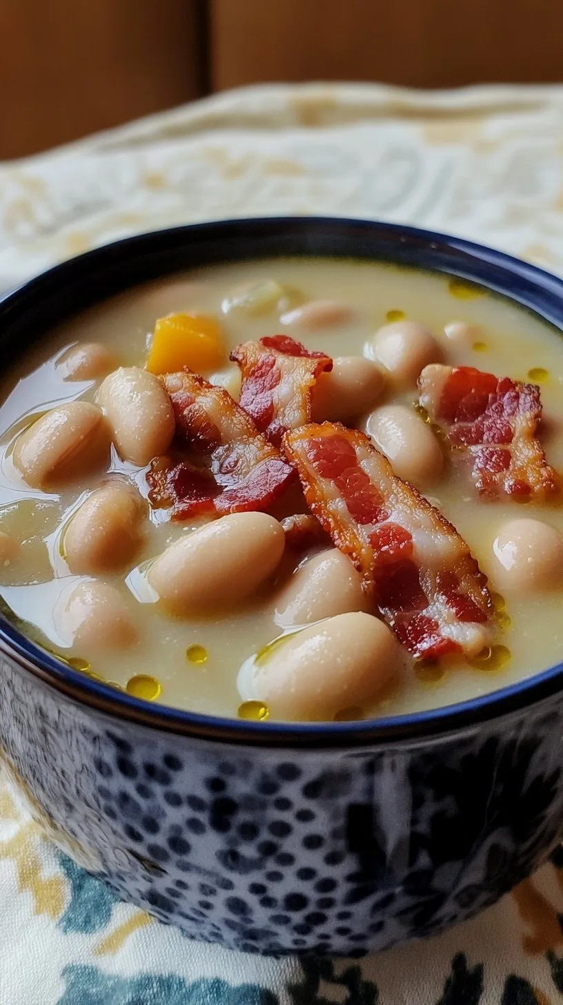 White Bean Soup with Bacon Recipe: A Hearty Delight