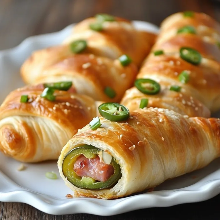 Jalapeno Popper Pigs in a Blanket Recipe Delight