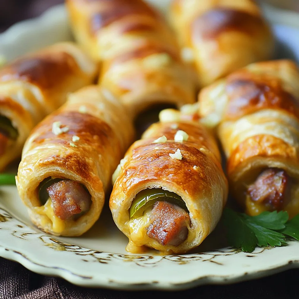 Jalapeno Popper Pigs in a Blanket Recipe Delight