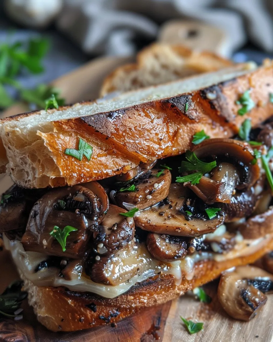 Garlic Mushroom Sandwich Recipe: Delicious & Easy