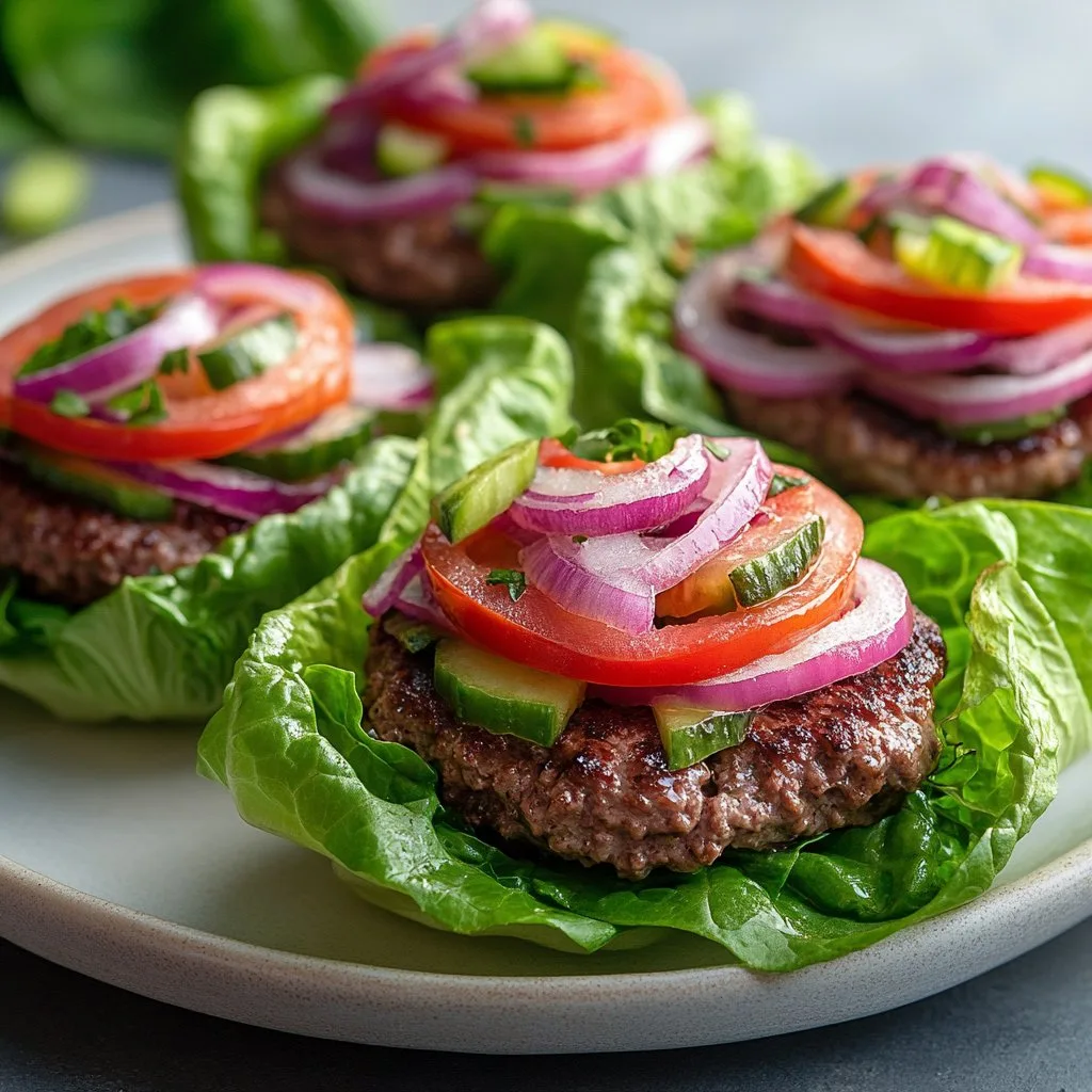 Lettuce Wrap Burgers: A Delicious Low-Carb Alternative