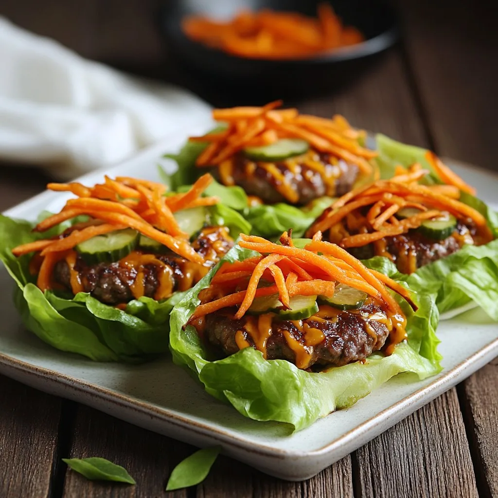 Lettuce Wrap Burgers: A Delicious Low-Carb Alternative