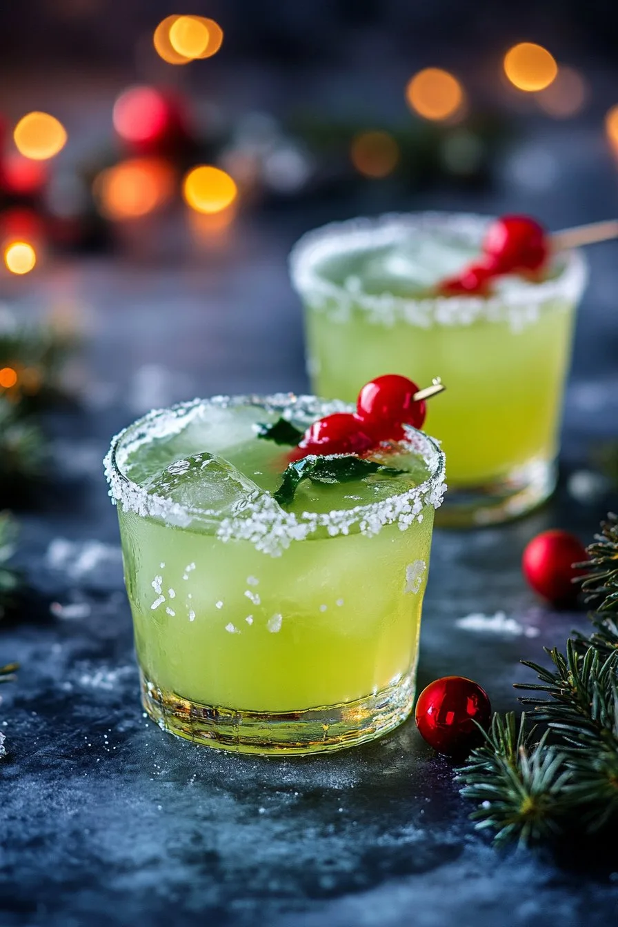 Christmas Mistletoe Margarita: Festive Cocktail Recipe