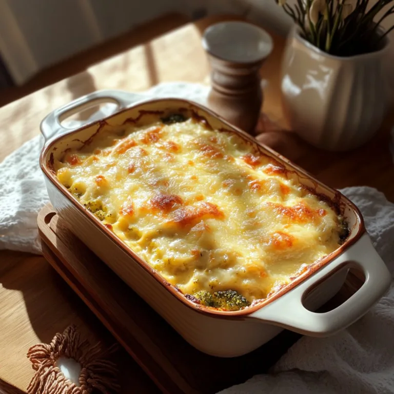 Leftover Turkey Broccoli Cheesy Casserole Recipe