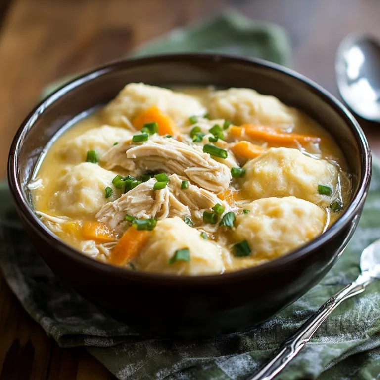 Slow Cooker Chicken and Dumplings Recipe