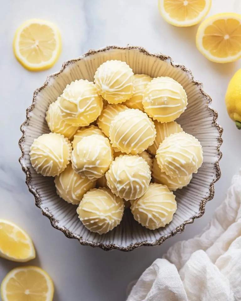 Lemon Truffles Recipe: Citrusy Delight