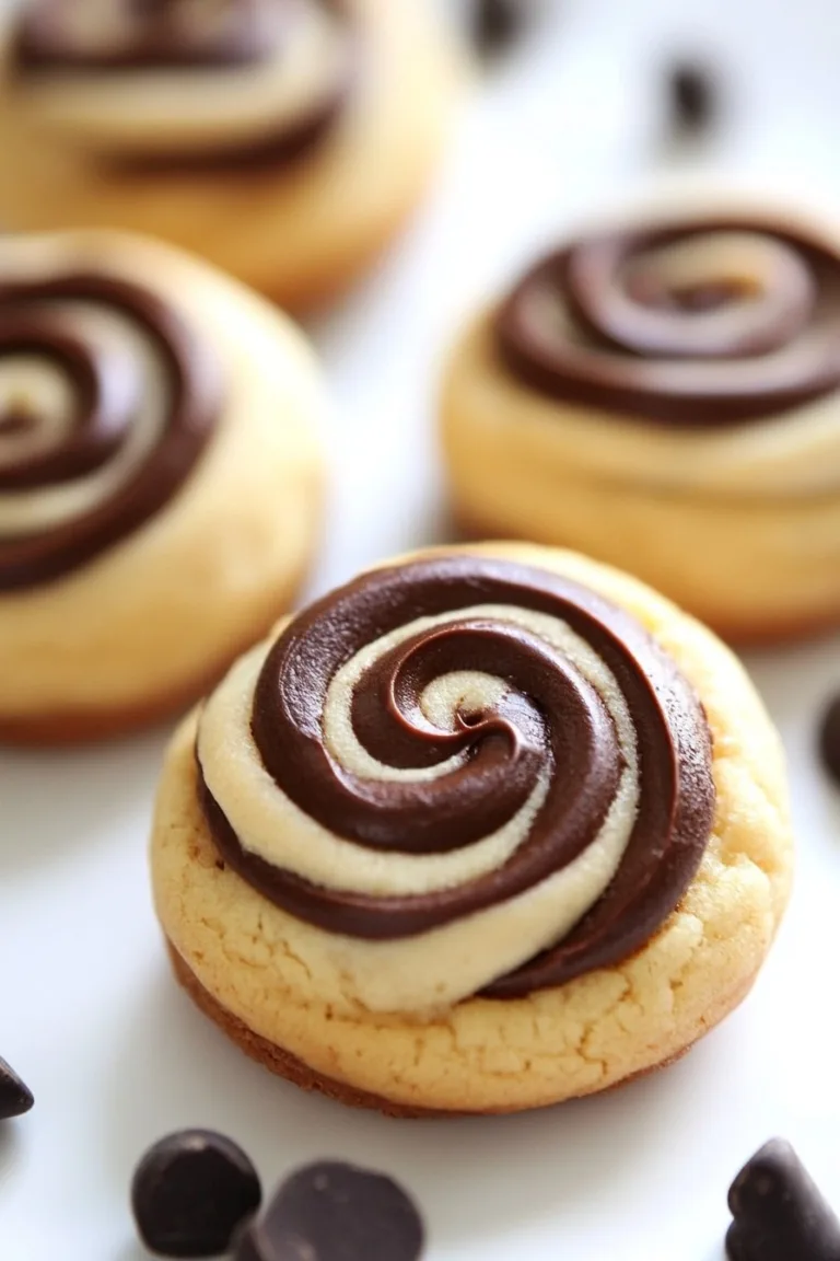 Peanut Butter Chocolate Swirl Cookies Recipe