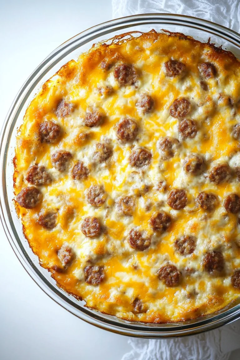 Christmas Breakfast Sausage Casserole Recipe