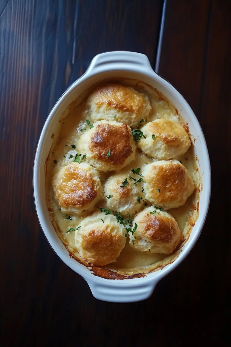 Chicken Bubble Biscuit Bake Casserole Recipe