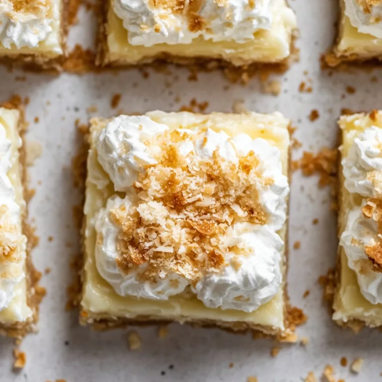 Coconut Cream Pie Bars Recipe for Dessert Lovers