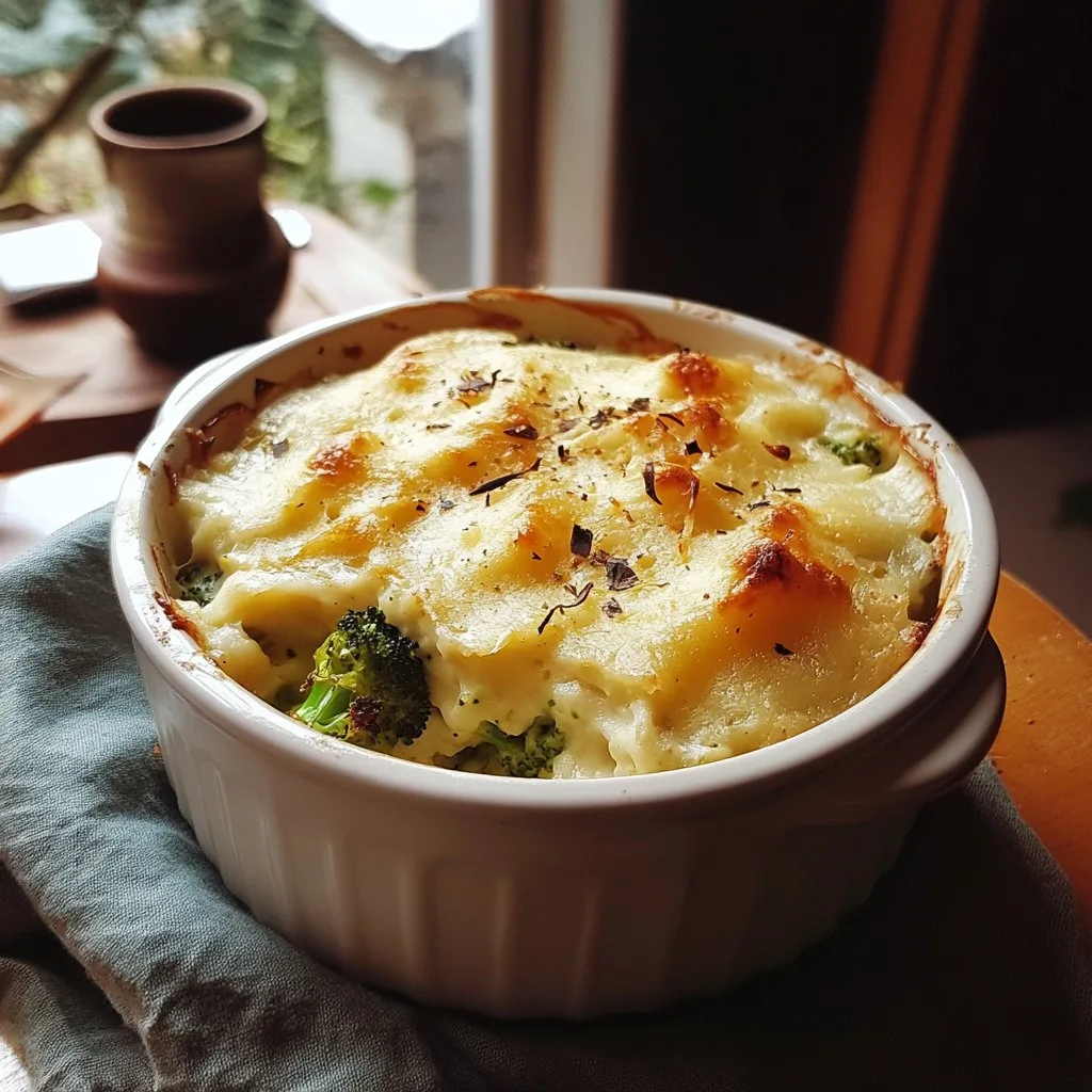 Leftover Turkey Broccoli Cheesy Casserole Recipe