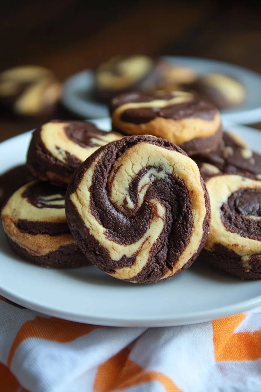 Peanut Butter Chocolate Swirl Cookies Recipe