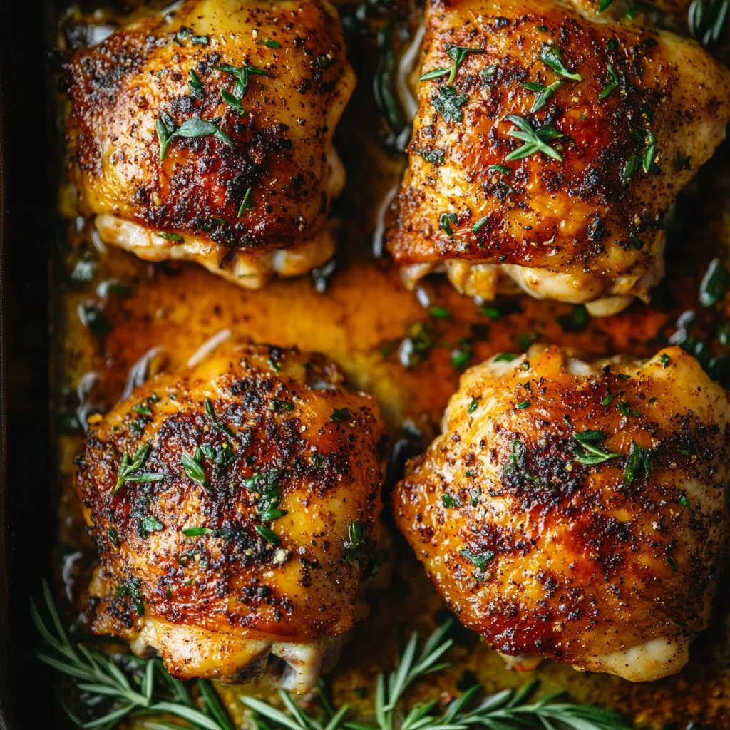 Paprika Roasted Chicken Thighs - Delicious & Easy Recipe