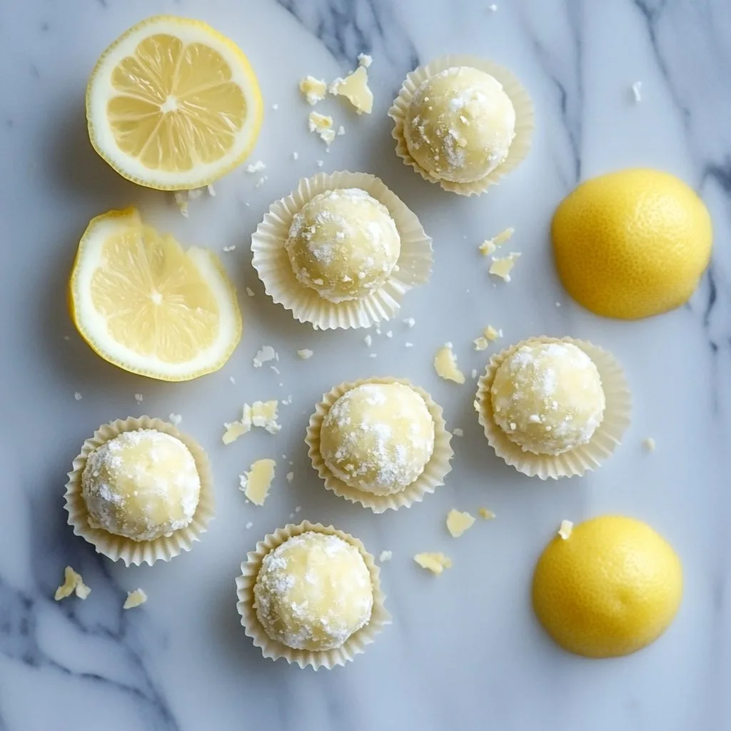 Lemon Truffles Recipe: Citrusy Delight