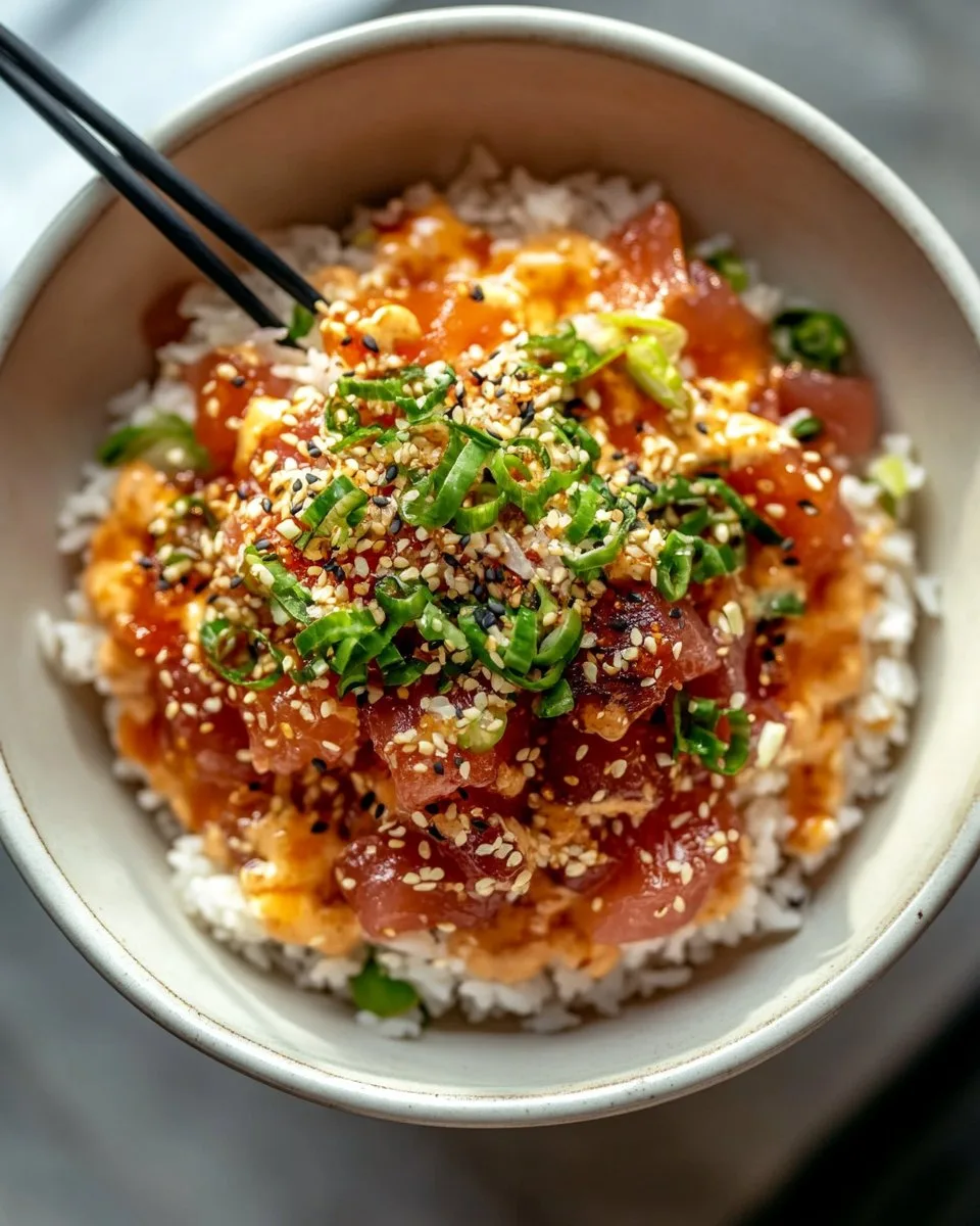 Spicy Tuna Crispy Rice Recipe: Savory & Delicious