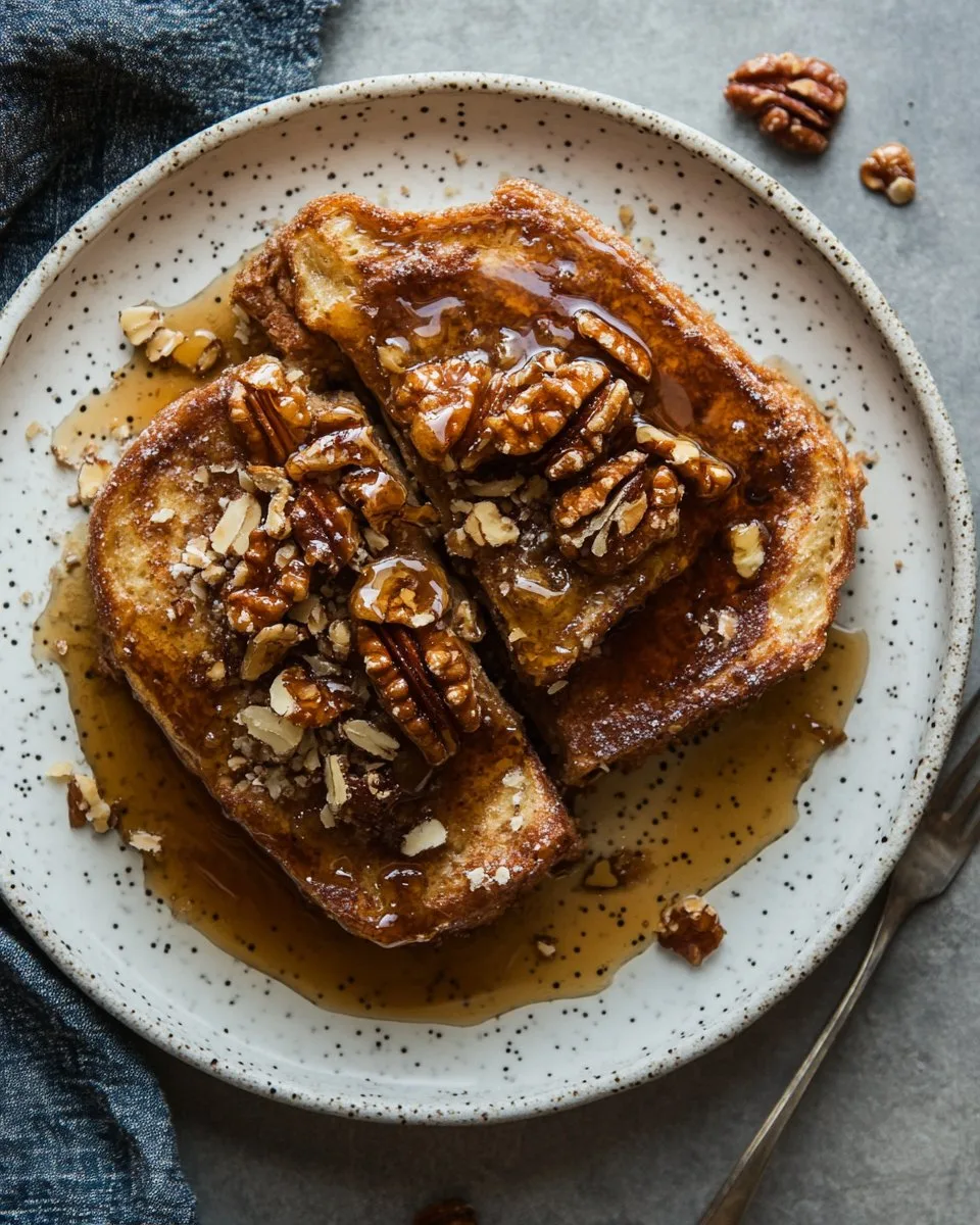 Baked Praline French Toast Recipe - Deliciously Sweet