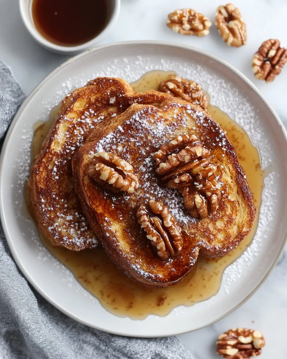 Baked Praline French Toast Recipe - Deliciously Sweet