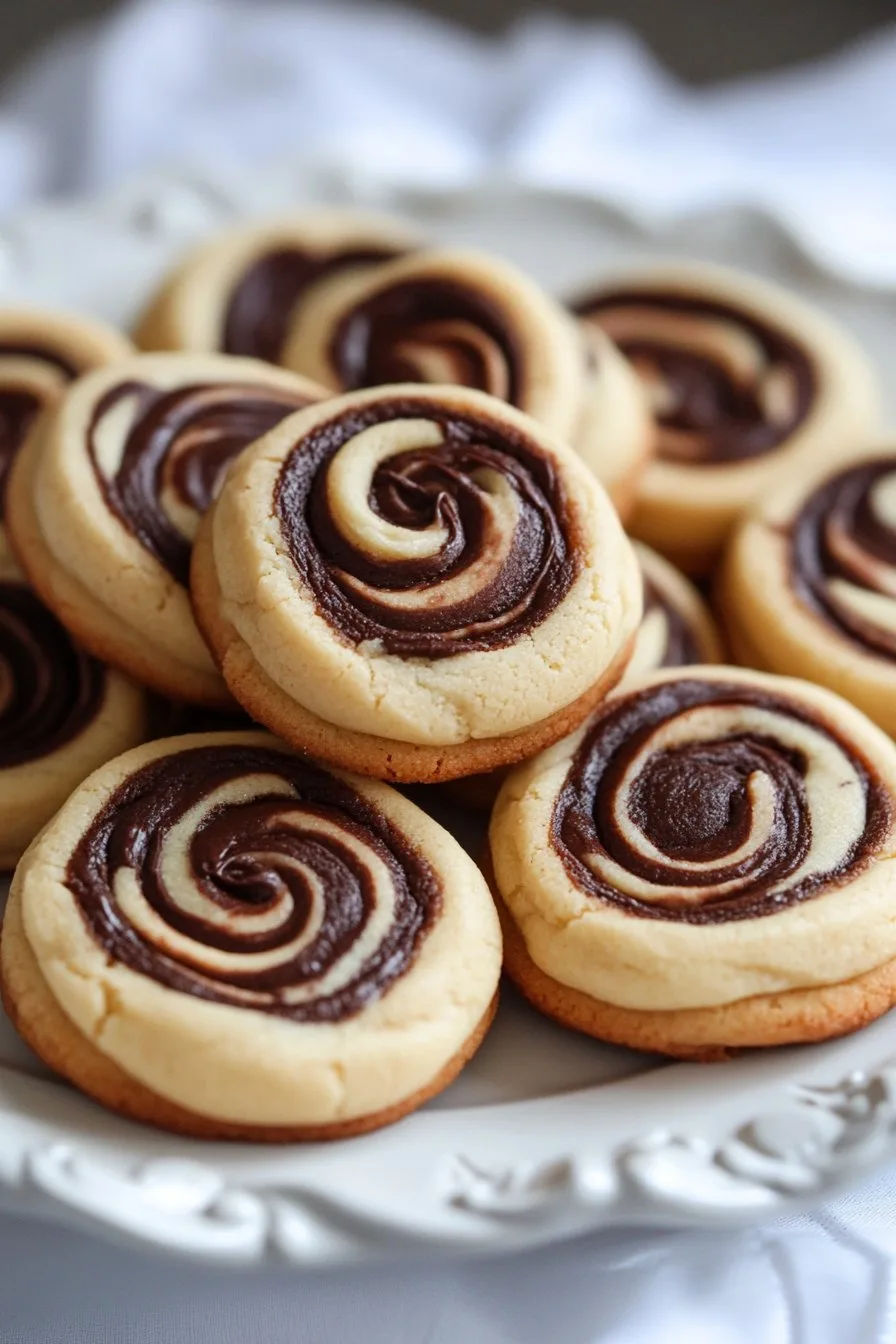 Peanut Butter Chocolate Swirl Cookies Recipe