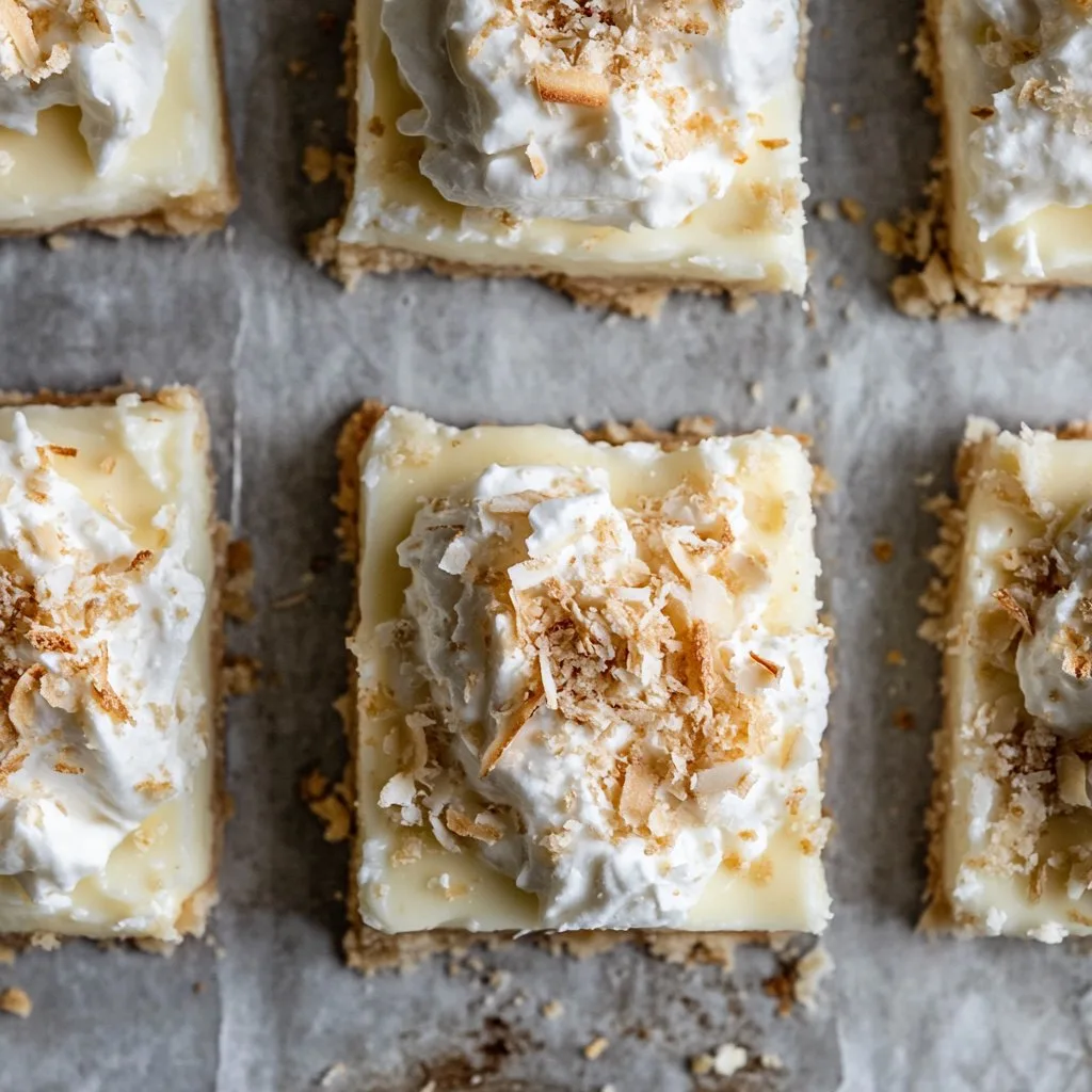 Coconut Cream Pie Bars Recipe for Dessert Lovers