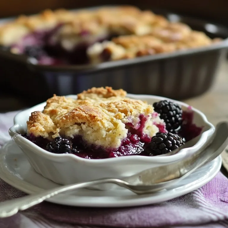 Easy Blackberry Cobbler Recipe for Dessert Lovers