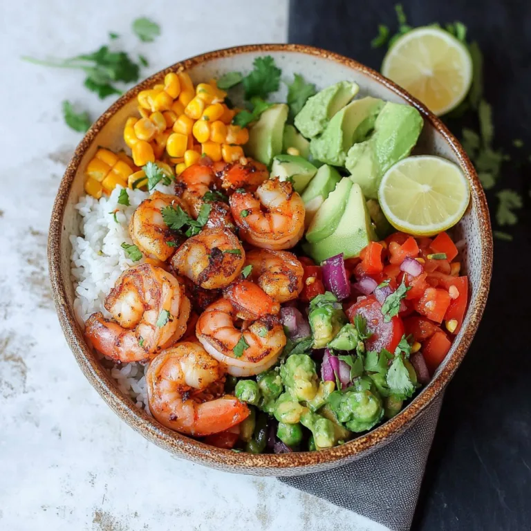 Fiesta Shrimp Bowl: A Flavorful Mexican-Inspired Dish