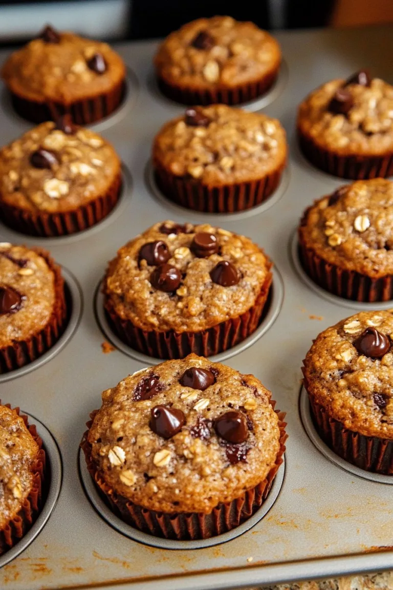Oatmeal Chocolate Chip Muffins Recipe for Delicious Baking