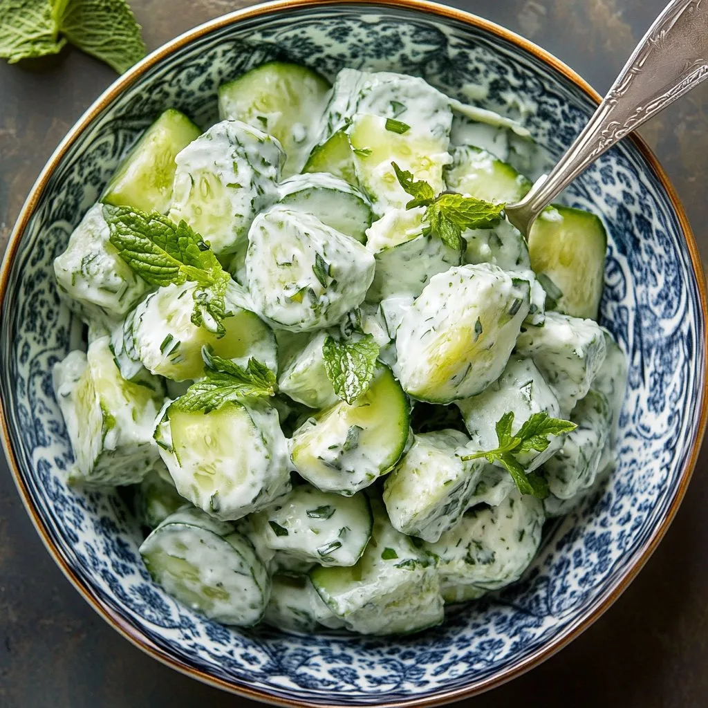 Creamy Cucumber Salad: A Refreshing Delight