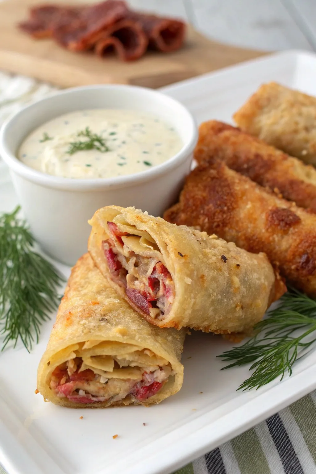 Baked Reuben Egg Rolls Recipe: A Tasty Twist