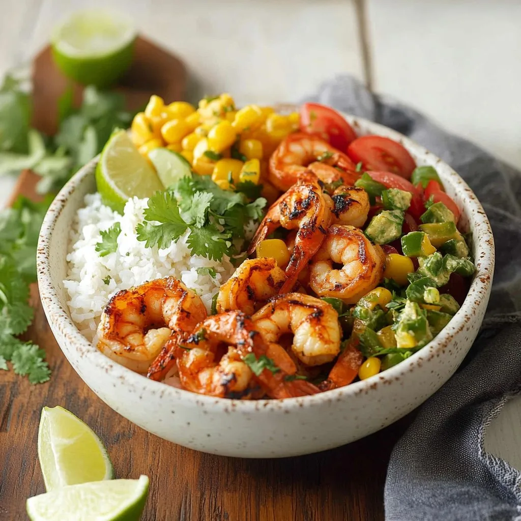 Fiesta Shrimp Bowl: A Flavorful Mexican-Inspired Dish